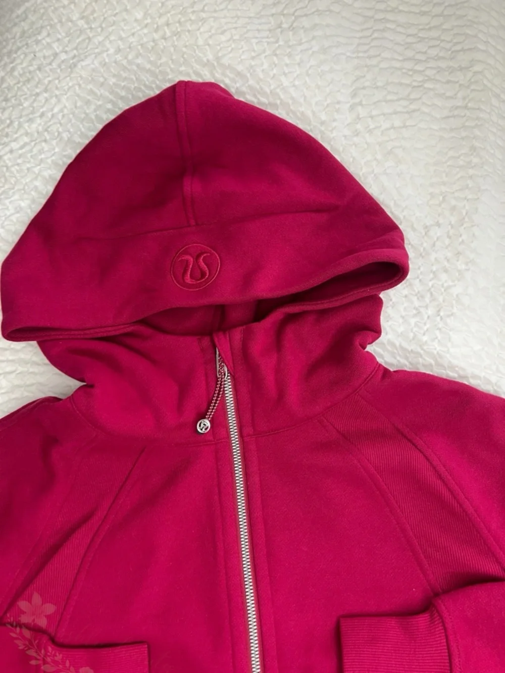 Lululemon Scuba Oversized Half Zip Hoodie Berry Rumble XS/S NWT